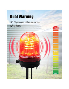 Alarma de Bomba de Sump CHidotools 110dB con Cable de 3.05m 2