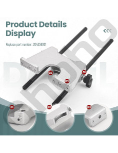 Guía de Bisel Ohoho Compatible con Router Ryobi P601 y Más 2