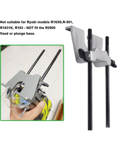 Guía de Bisel Ohoho Compatible con Router Ryobi P601 y Más