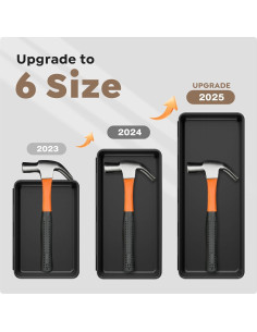 Organizador de herramientas A-LUGEI 100 piezas plástico negro 2