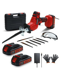 Sierra Recíproca Inalámbrica SKOVENSY 21V con 2 Baterías