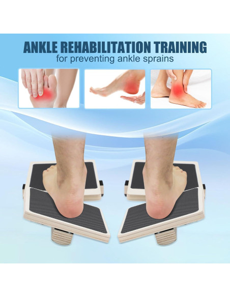 Tabla de Equilibrio ZEMBSOYA de Madera Antideslizante 21x15cm