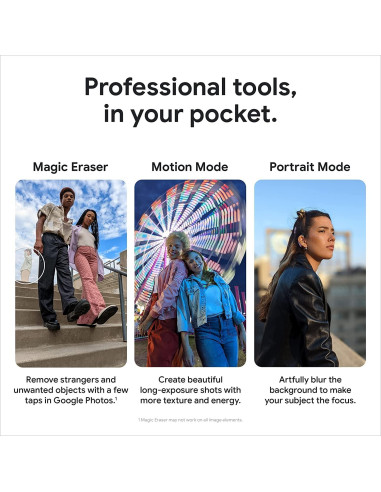 Google Pixel 6 - Smartphone 5G 128GB - Negro Tormentoso