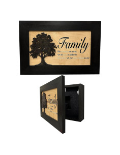 Armario Oculto para Armas Bellewood Designs Negro 45x10x30cm