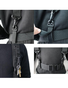 Tirantes Tácticos KUNN para Cinturón de Trabajo Negro 2