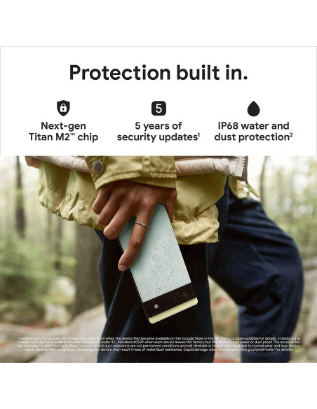 Google Pixel 6 - Smartphone 5G 128GB - Negro Tormentoso