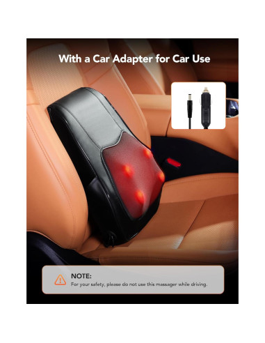 Masajeador de Espalda y Cuello COPYJOY C7 con Calor 3D