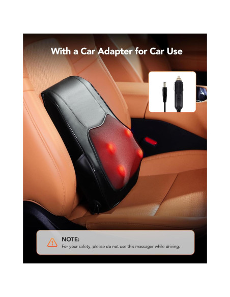 Masajeador de Espalda y Cuello COPYJOY C7 con Calor 3D