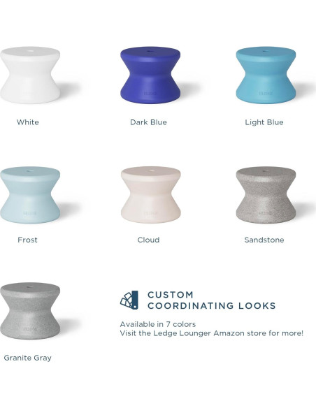 Mesa Lateral de Piscina Ledge Lounger con Agujero para Paraguas