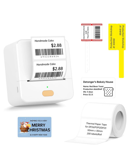 Impresora Térmica de Etiquetas DETONGER P1 Bluetooth 5 cm Impresora Térmica de Etiquetas DETONGER P1 Bluetooth 5 cm