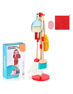 Set de Limpieza de Madera para Niños WHOHOLL 9 Piezas