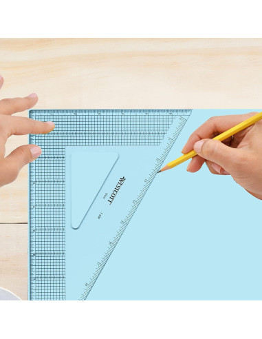 Triángulo de Rejilla Westcott T-5M 30/60 Acrílico 30.48 cm