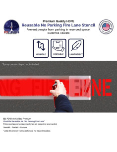 Paquete de 2 Plantillas No Estacionar 30.48 cm Marketing Holders 2