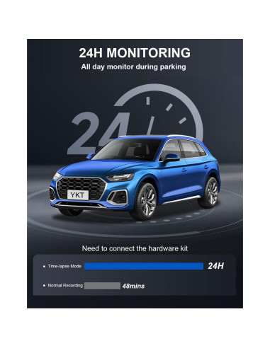 Cámara de Espejo YKT H9-2 4K con Pantalla Táctil 10" y GPS