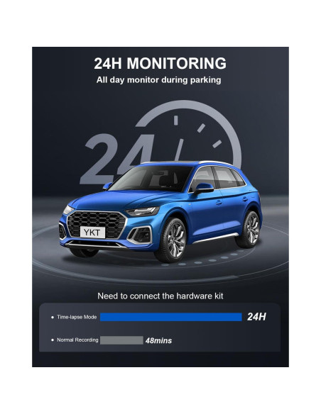 Cámara de Espejo YKT H9-2 4K con Pantalla Táctil 10" y GPS Cámara de Espejo YKT H9-2 4K con Pantalla Táctil 10" y GPS