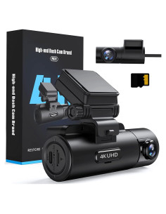 Cámara de tablero 4K Aipluger con visión nocturna y SD 32GB