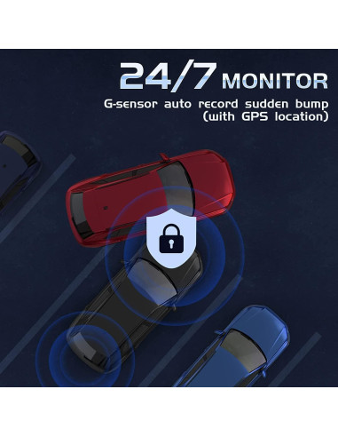 Cámara de tablero 4K Aipluger con visión nocturna y SD 32GB