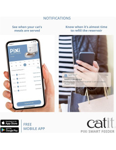Alimentador Inteligente Catit PIXI para Gatos - Dispensador Automático WiFi 2