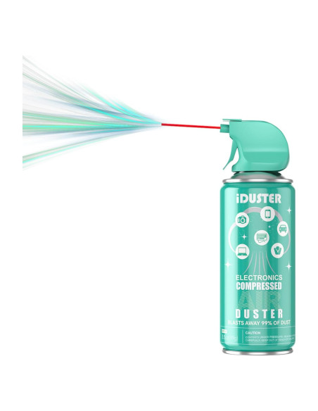 Aerosol de Aire Comprimido iDuster 158.76g - Limpiador Electrónico