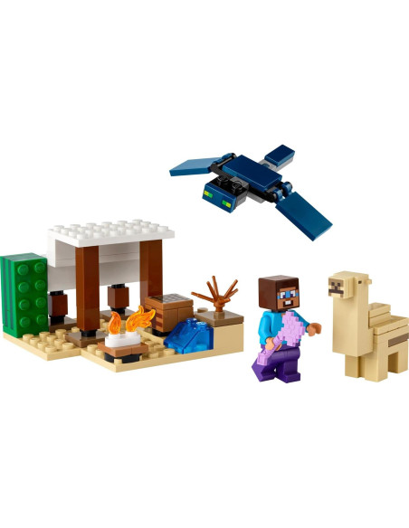 LEGO Minecraft Expedición Desértica Steve 75 Piezas