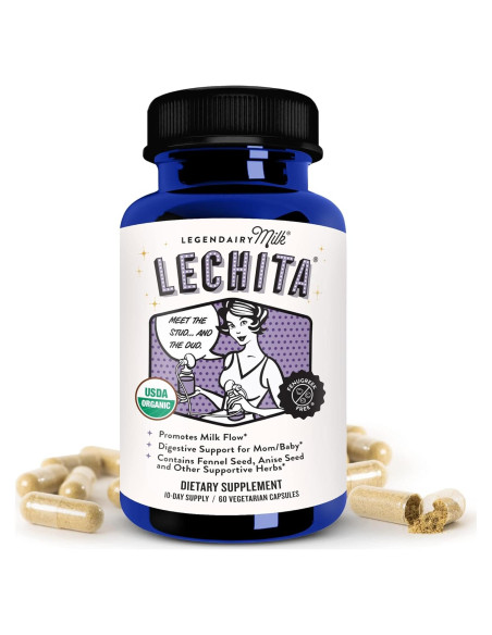Suplemento de Lactancia Legendairy Milk Lechita 60 Cápsulas Veganas Suplemento de Lactancia Legendairy Milk Lechita 60 Cápsulas Veganas