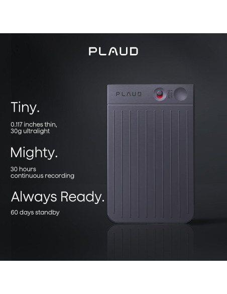 Grabadora de Voz AI Plaud Note 64GB, Transcripción 112 Idiomas