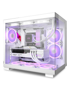 Caja de PC PCCOOLER C3T500 ARGB Torre Media ATX Blanco