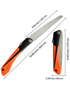 Sierra Plegable GLOWDAWN 25 cm para Madera y Jardín 2
