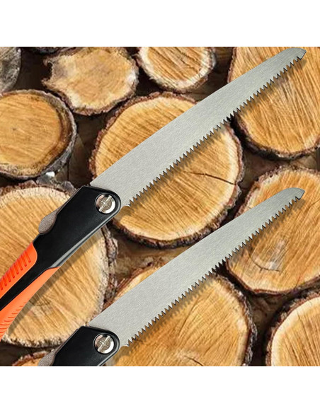 Sierra Plegable GLOWDAWN 25 cm para Madera y Jardín