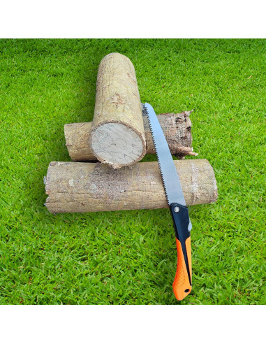 Sierra Plegable GLOWDAWN 25 cm para Madera y Jardín