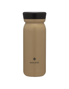 Botella de Leche Snow Peak 500ml Acero Inoxidable Arena