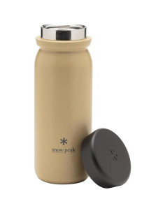 Botella de Leche Snow Peak 500ml Acero Inoxidable Arena 2