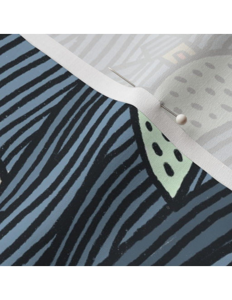 Tela de Algodón Spoonflower Islas Lago 21x18" para Manualidades