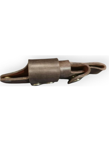 Funda de Cuchillo de Cuero Genérico para Buck 110 - Marrón Oscuro