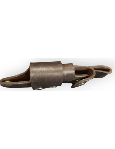 Funda de Cuchillo de Cuero Genérico para Buck 110 - Marrón Oscuro Funda de Cuchillo de Cuero Genérico para Buck 110 - Marrón Oscuro