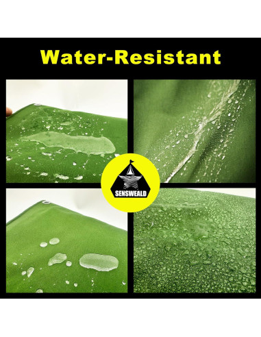 Lona Pesada Resistente al Agua 3.05x3.05m 16oz Verde SHENZHE