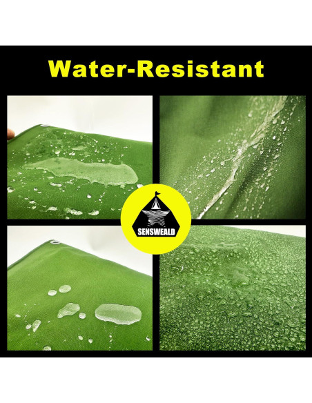 Lona Pesada Resistente al Agua 3.05x3.05m 16oz Verde SHENZHE