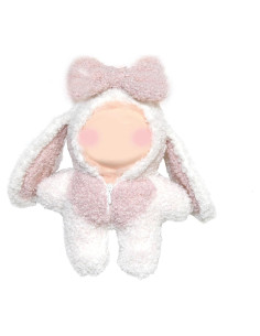 Ropa para Muñecas Labubu 17cm - Chaqueta Bomber y Mono Conejo