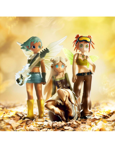 Figuras coleccionables POP MART Peach Riot Punk Fairy - 12 unidades