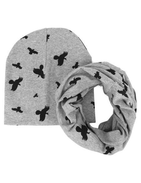 Conjunto Gorro y Bufanda Silueta Animal Bebés Unisex Conjunto Gorro y Bufanda Silueta Animal Bebés Unisex