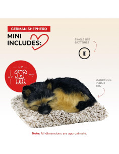 Mini Pastor Alemán Interactivo Perfect Petzzz - Juguete de Peluche Realista 2