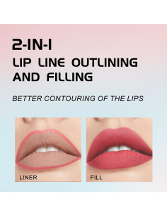 Juego de Lápices Labiales Young Vision 6 Piezas Mate Nude 2