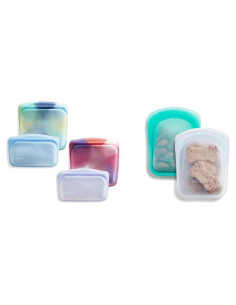 Bolsas de Silicona Reutilizables Stasher - Paquete de 4 y 2