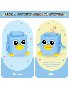 Juego de Juguetes Apilables BASUN 6 en 1 para Bebés 18+ Meses 2