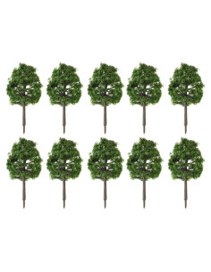 Árboles Miniatura WINOMO 20pcs Escala 1:100 Verde Oscuro