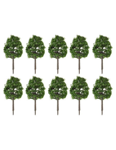 Árboles Miniatura WINOMO 20pcs Escala 1:100 Verde Oscuro