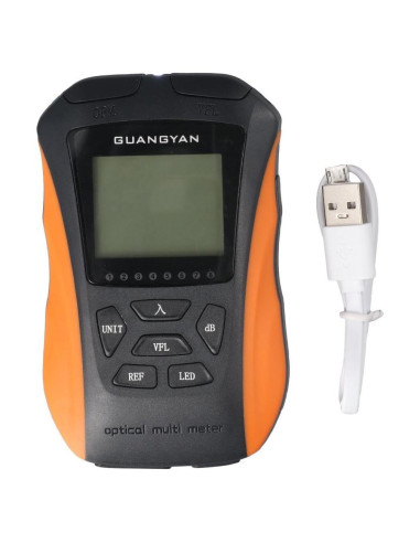 Medidor de Potencia de Fibra Óptica SHUATI Portátil -70 a +10 dBm