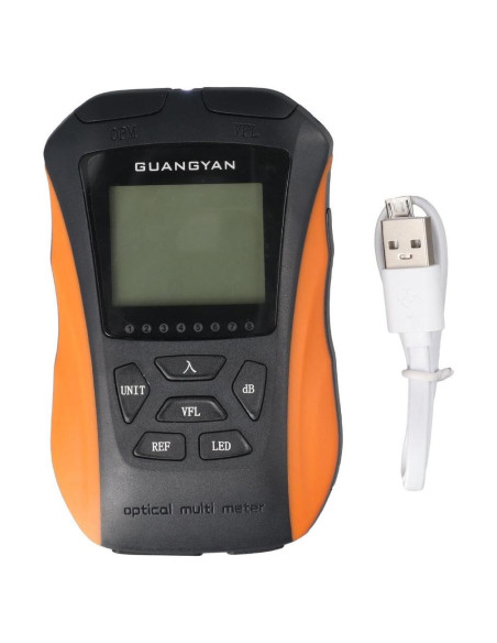 Medidor de Potencia de Fibra Óptica SHUATI Portátil -70 a +10 dBm