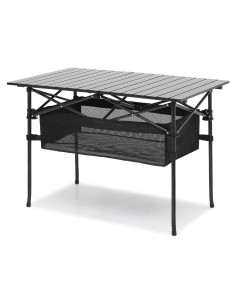 Mesa de Camping Plegable Magshion 94 cm Aluminio Negra