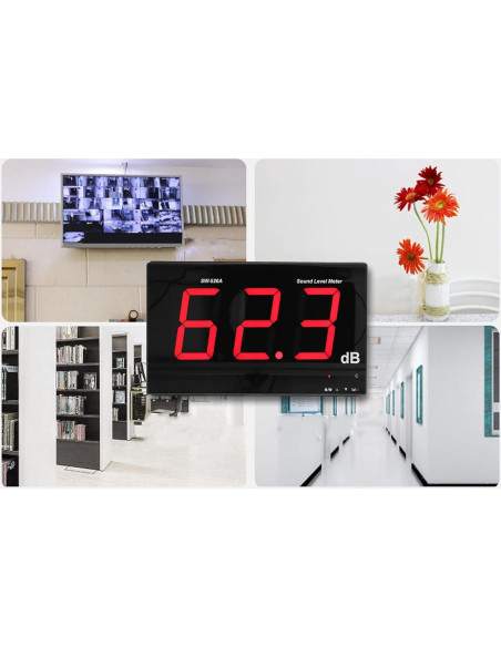 Medidor de Decibelios Hilitand 30-130dB Pantalla LCD 45.72cm